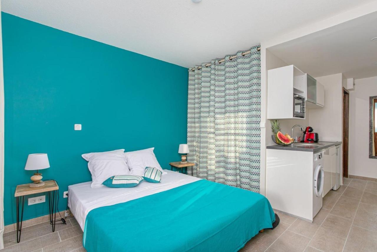 Studio Corail 5 Min A Pied De La Plage - 1Br Studio 5Min Walk From Nice Beach Sainte-Anne Kültér fotó