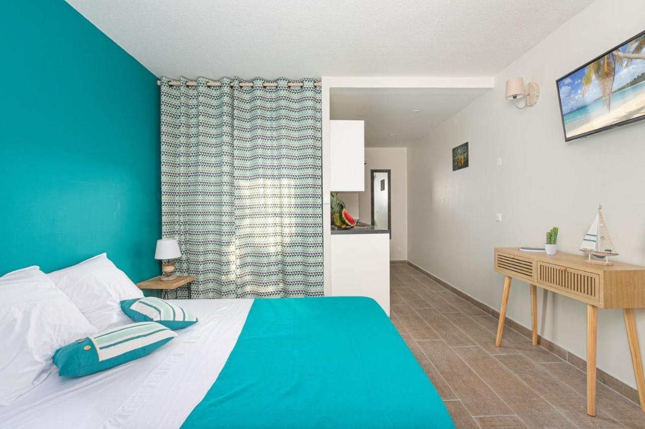 Studio Corail 5 Min A Pied De La Plage - 1Br Studio 5Min Walk From Nice Beach Sainte-Anne Kültér fotó